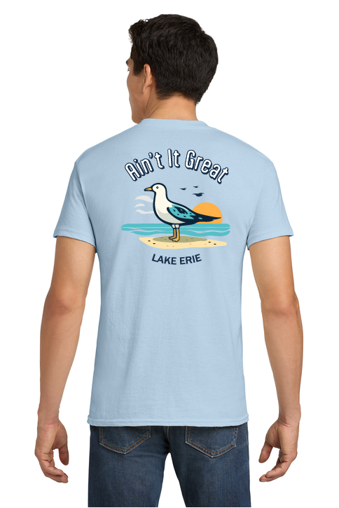 Short Sleeve Blue Seagull