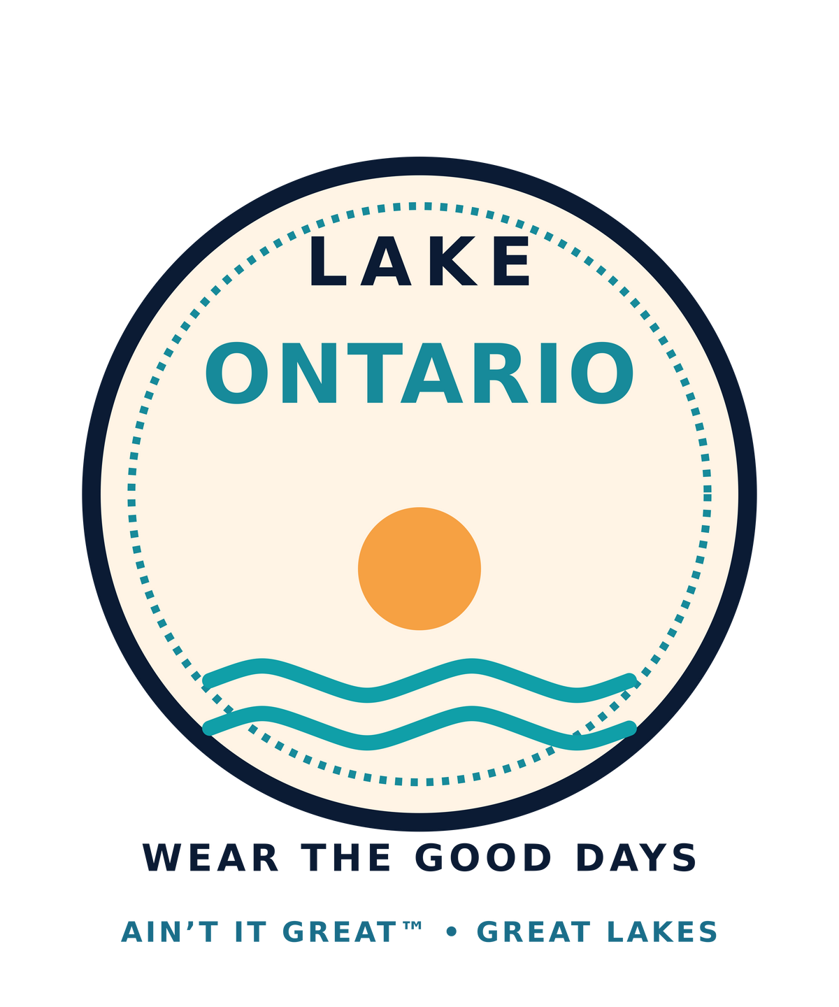 Lake Ontario Lifestyle Crewneck artwork