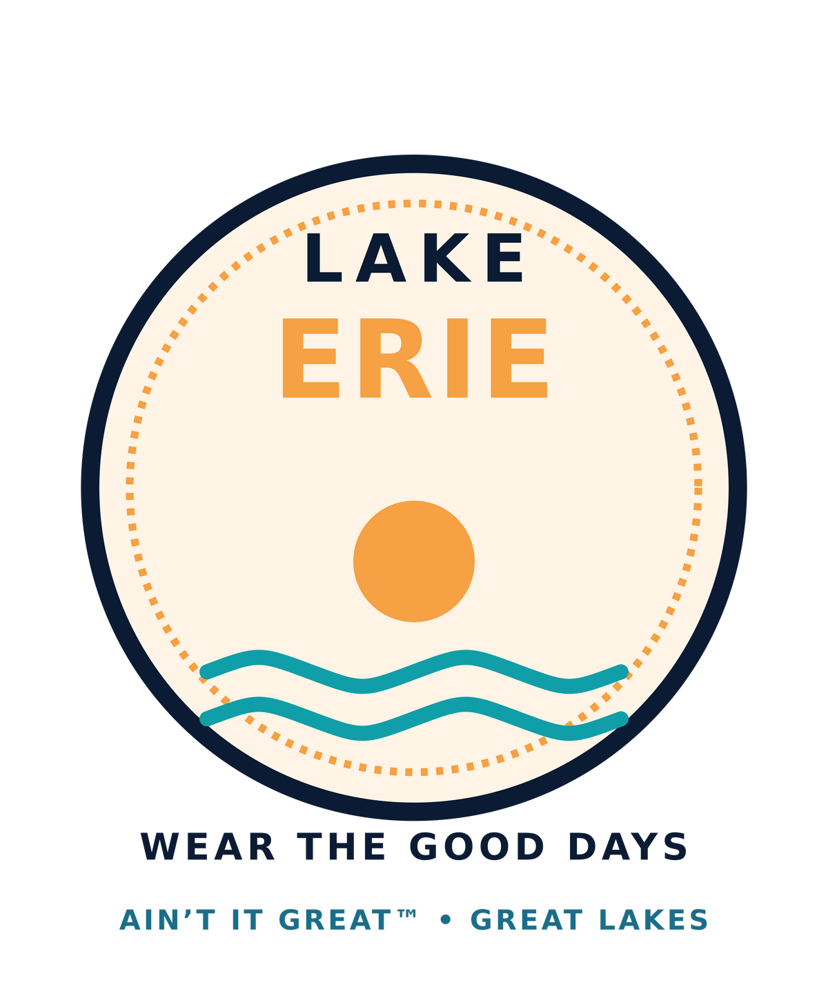 Lake Erie Lifestyle Crewneck artwork