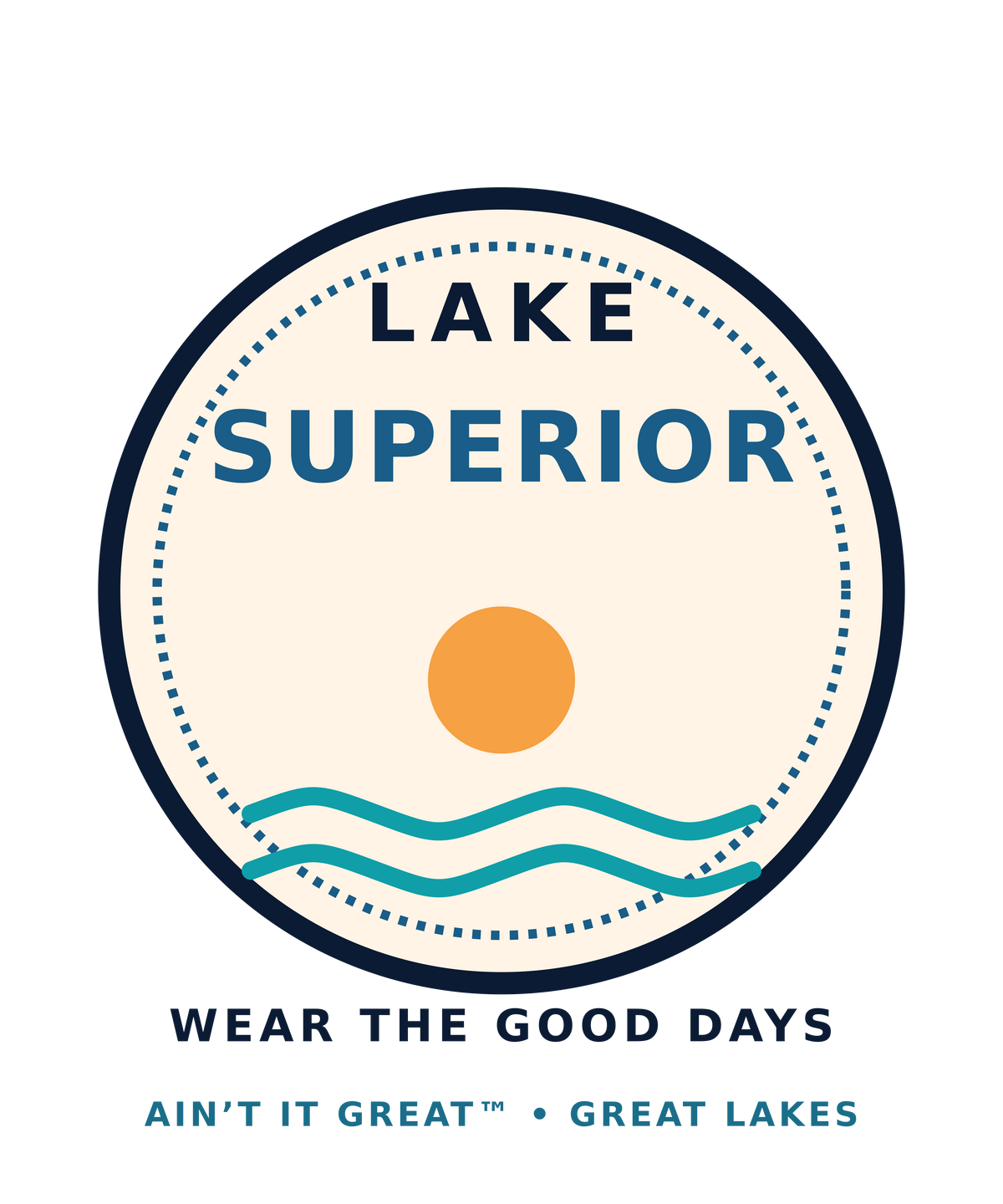 Lake Superior Lifestyle Crewneck artwork